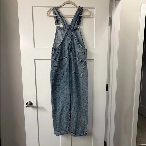 New We The Free Ziggy Denim Overalls in color Blue Moon - Picture 6 of 8